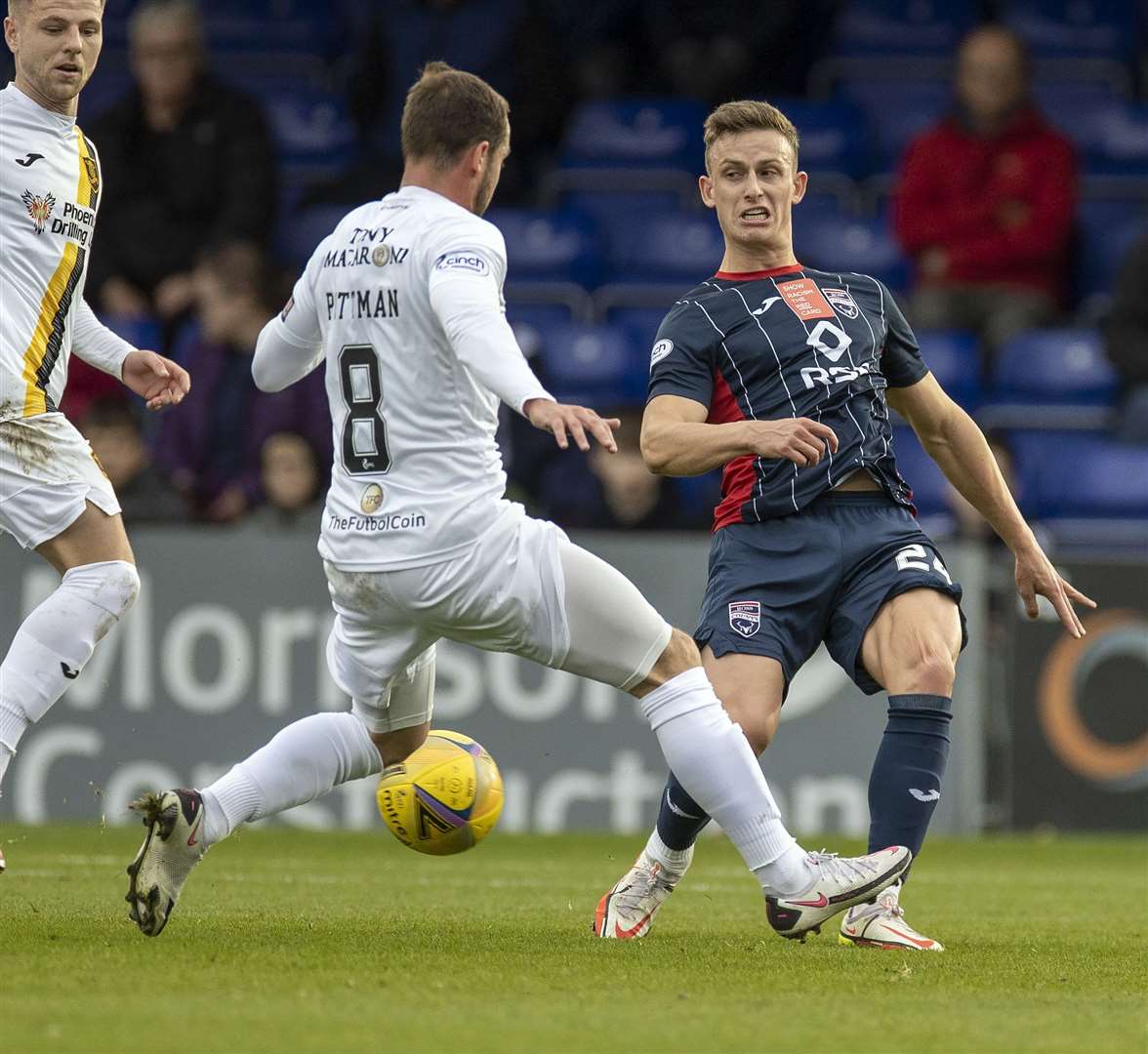 Ben Paton has not started a league match since the home game against Livingston in October. Picture: Ken Macpherson