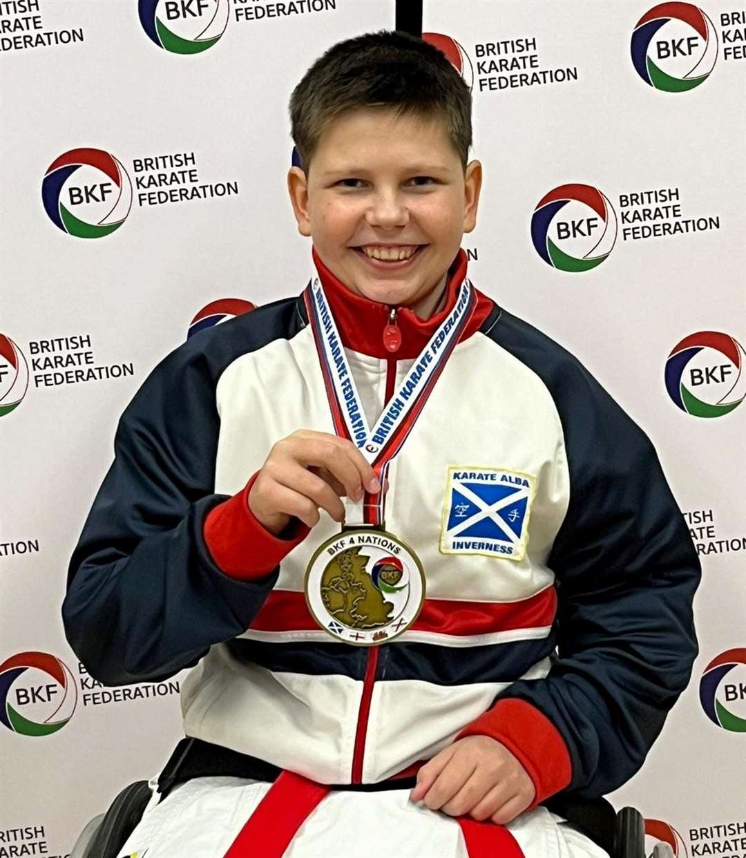 Vilis Forstmanis became British Para Wheelchair Karate champion after winning his fourth consecutive competition.