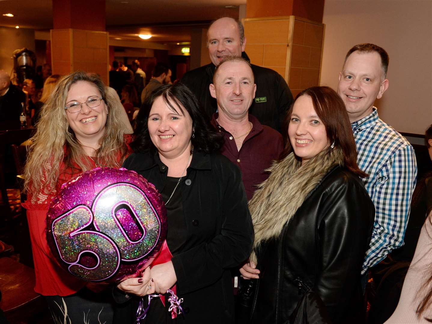 Karin Nairne (centre) on her 50th birthday celebration. Picture: Gary Anthony.