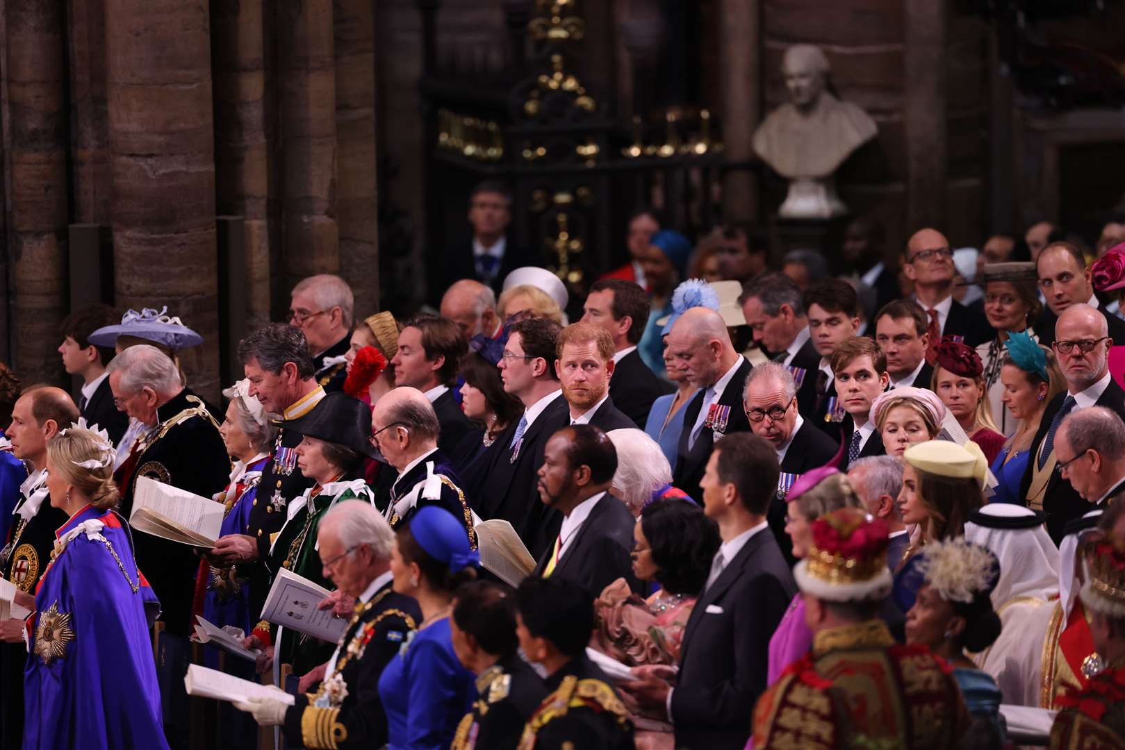 The Duke of Sussex during the coronation ceremony of King (Richard Pohle/The Times/PA)