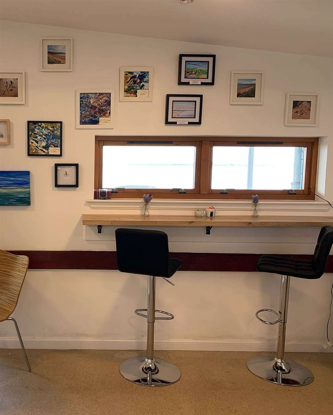 The beach cafe boasts a slick new look inside. Picture: Rosemarkie Amenities Association and Beach Cafe