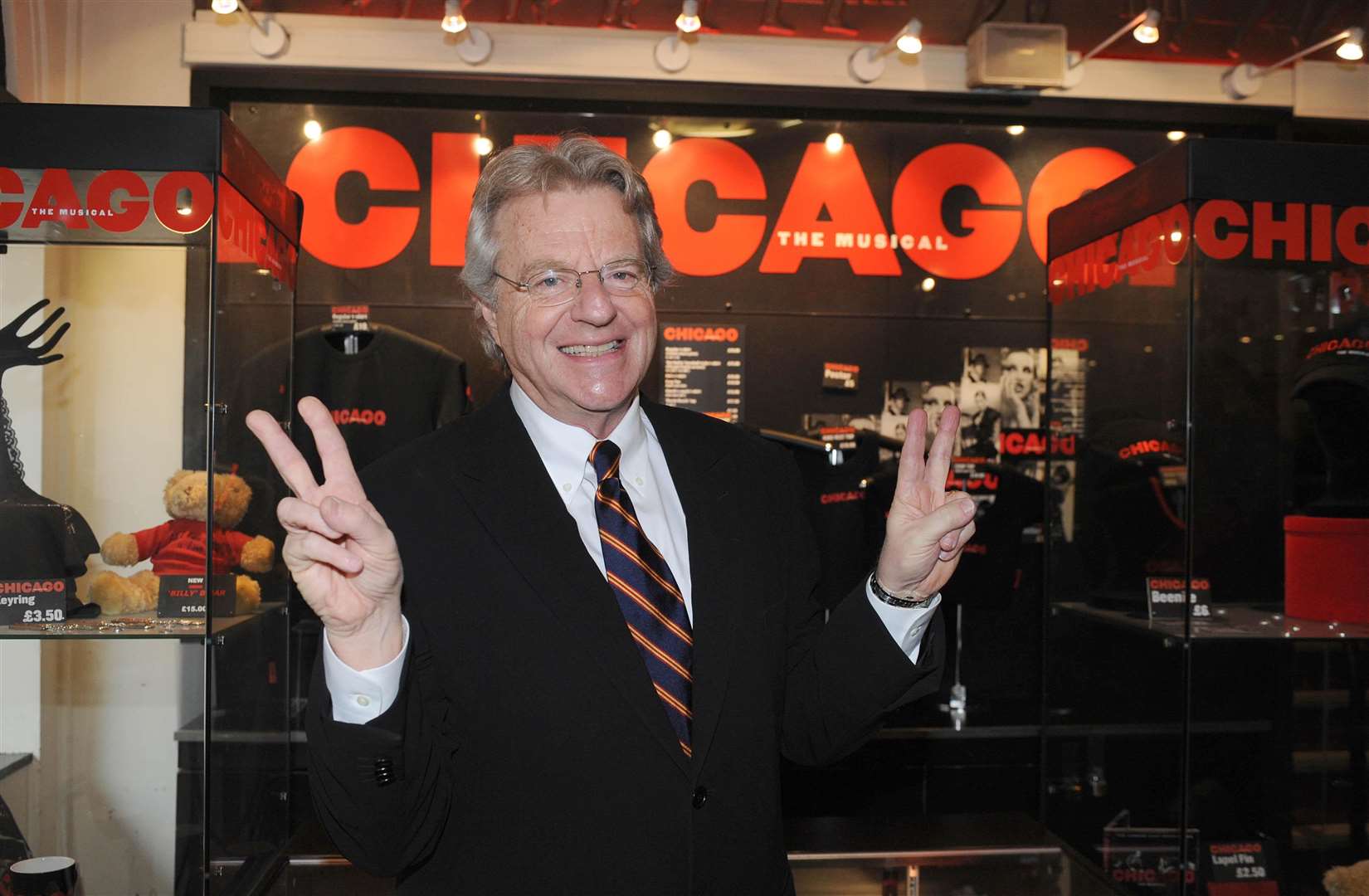 Jerry Springer made his stage debut as Billy Flynn in the musical Chicago (Ian West/PA)