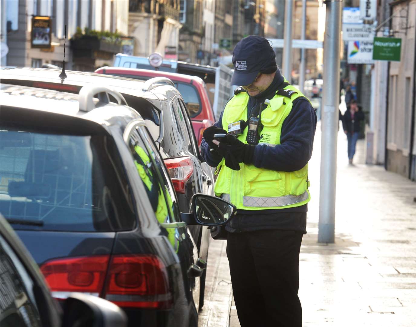 More than a thousand tickets were issued to drivers parked in Inverness city centre’s Church Street last year.