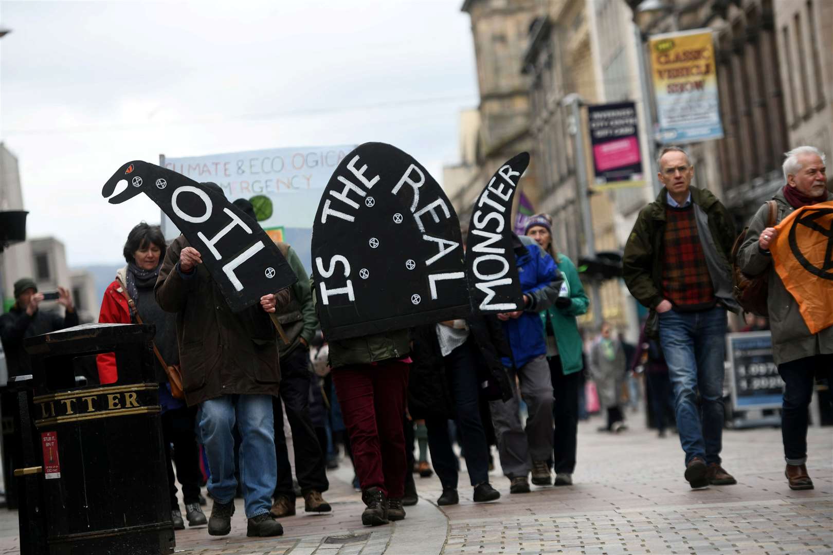 International Earth Day celebrated at rally in Inverness. Picture: Callum Mackay..