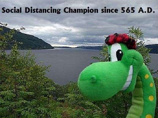 Nessie suggests you follow her example.