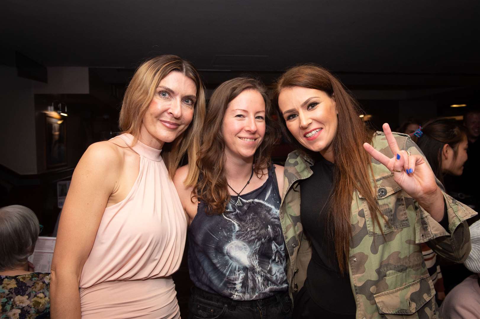 CitySeen 19102019..Tracy Morris, Lisa Kotrys and Cheryl Moir out celebrating passing their gjm instructor course...Picture: Callum Mackay. Image No..