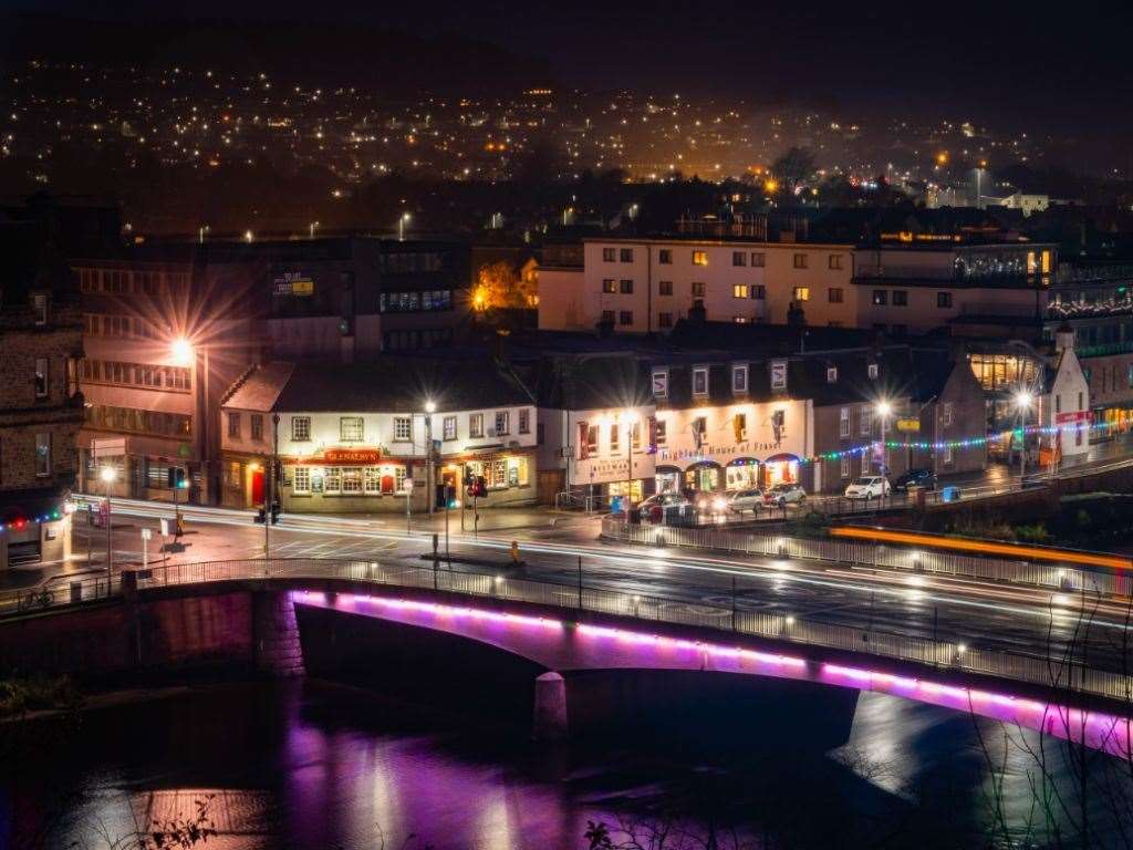Ness Bridge will be lit up purple for epilepsy awareness.