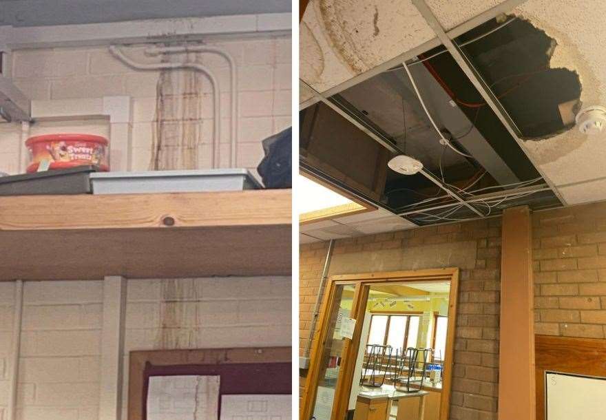 The poor state of Charleston Academy was revealed in pictures seen by the Courier.