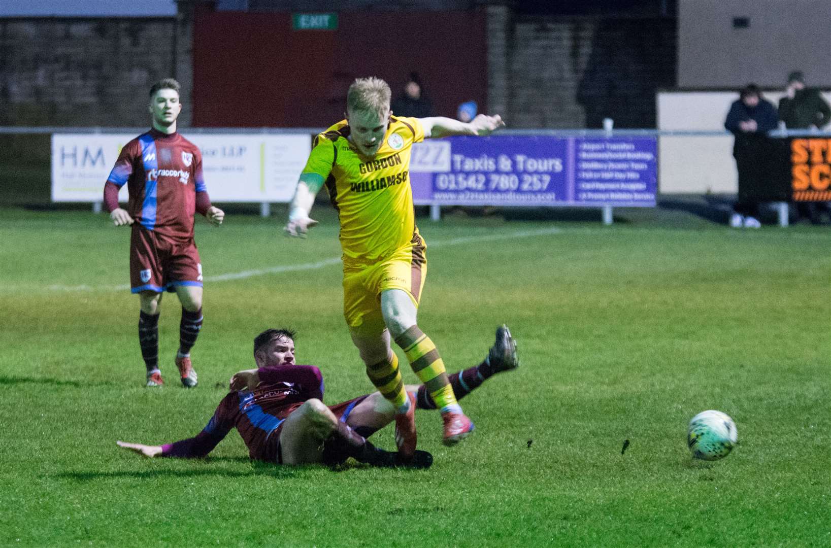 Callum Howarth rides a challenge at Keith's Kynoch Park. Picture: Becky Saunderson.