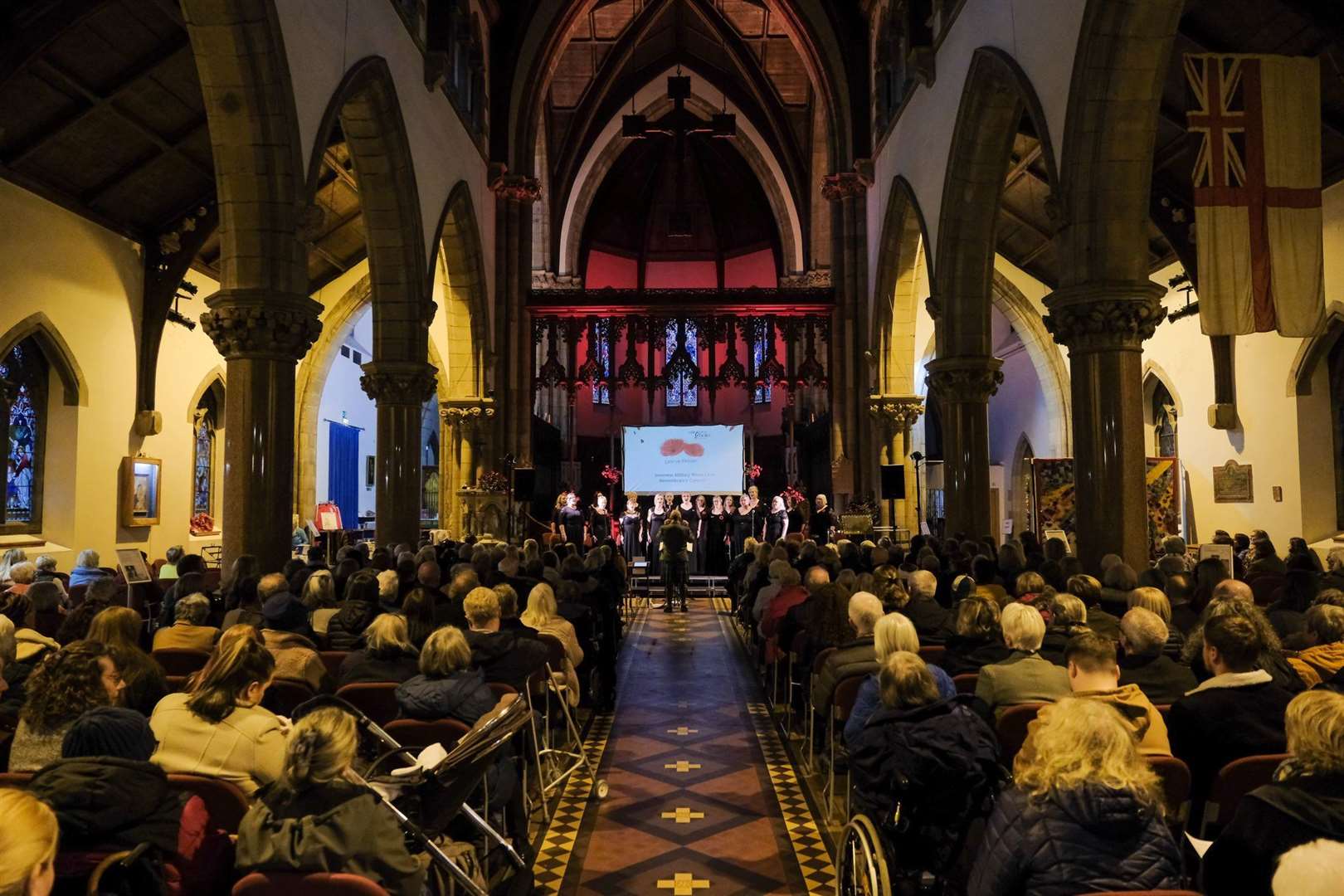 Inverness Cathedral was the venue for the Remembrance concert. Picture: Alexander Williamson.