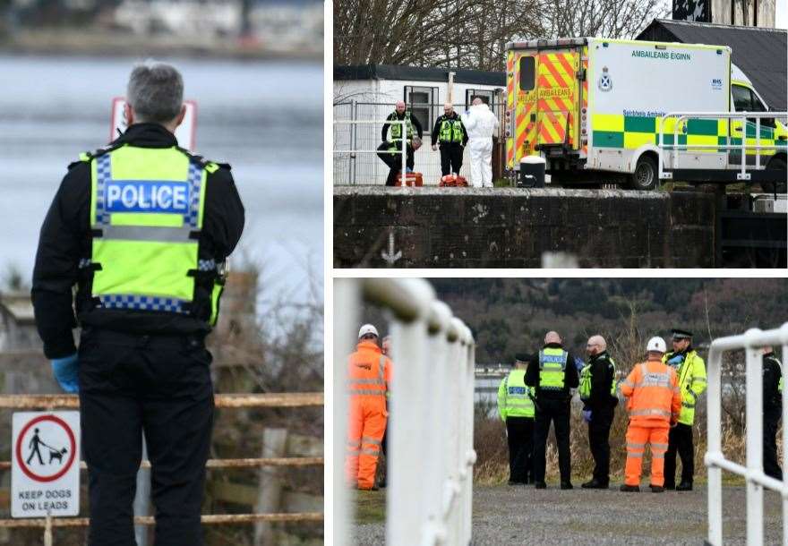 Police, ambulances and Network Rail staff could be seen at the site on Wednesday morning.