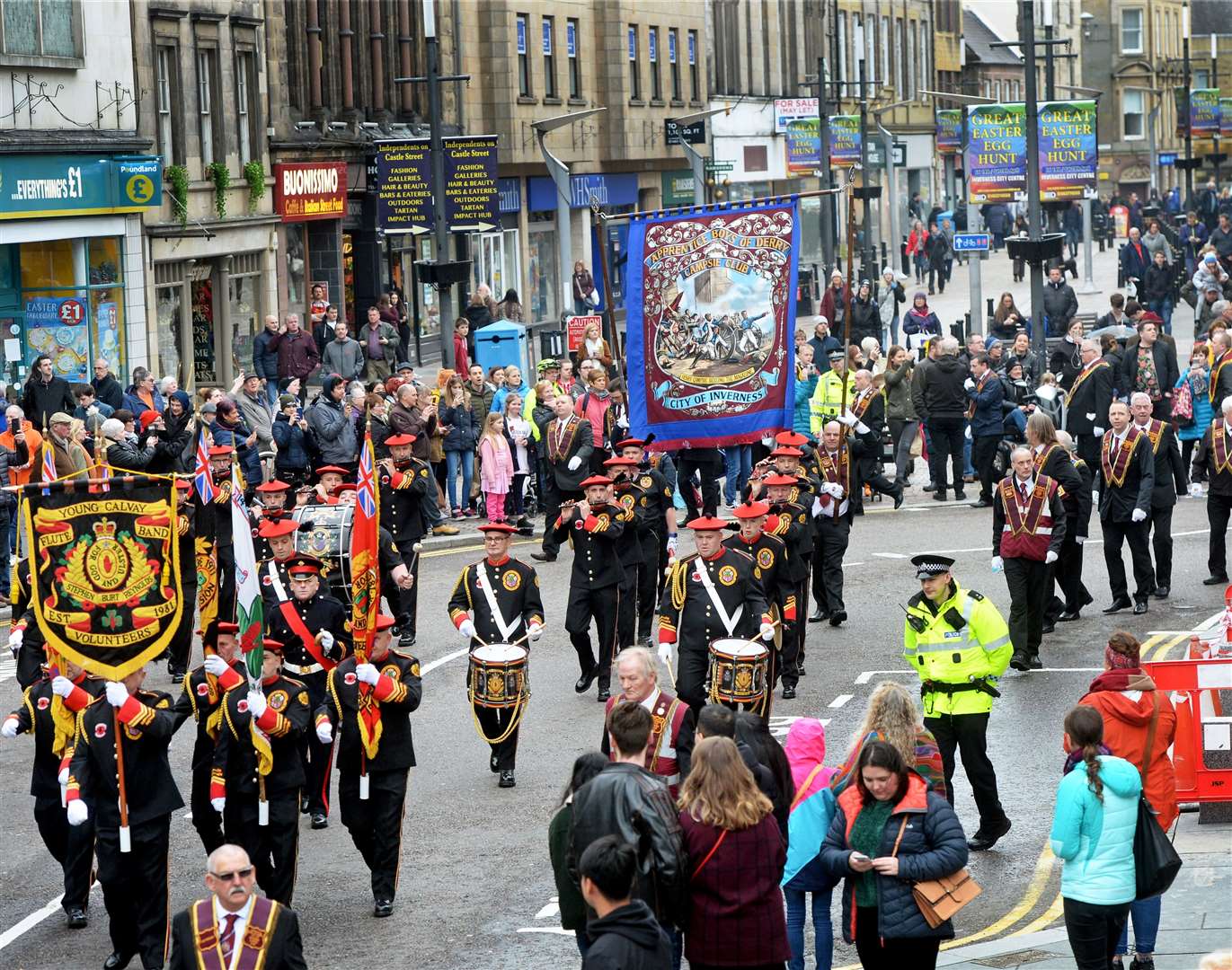 A previous Apprentice Boys of Derry march in Inverness. Picture: Gary Anthony