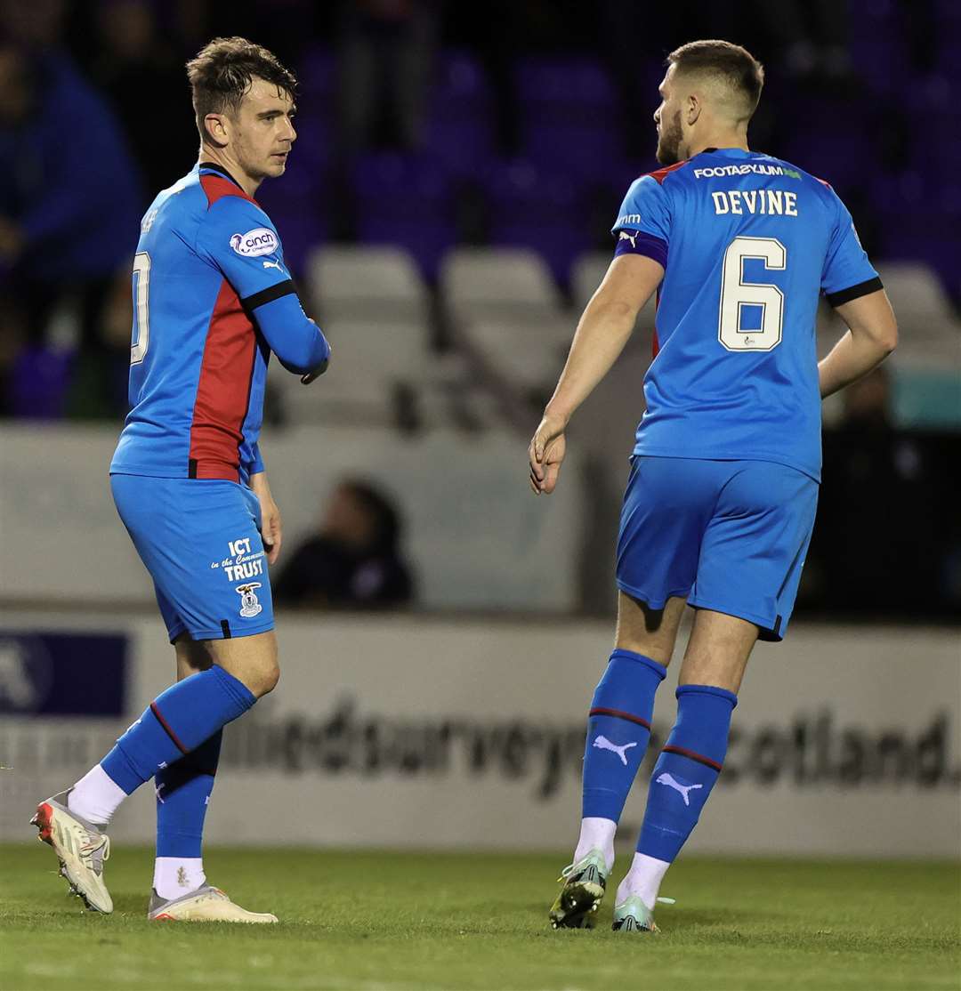 Caley Thistle could not prevent Dundee claiming all three points in the Highland capital. Picture: Ken Macpherson