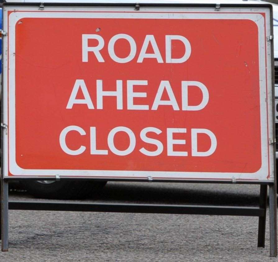 A city road will be closed temporarily next week.