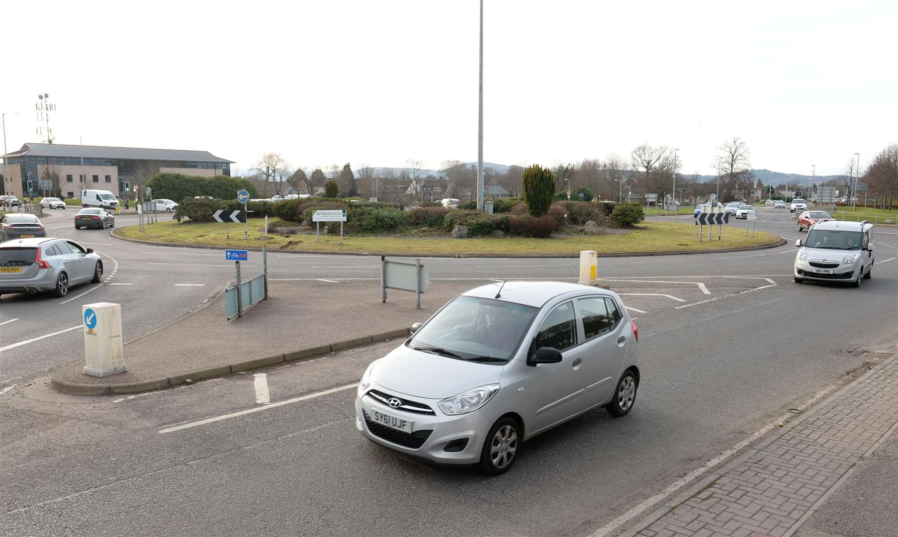 Changes at the roundabout could encourage more cycling and walking.