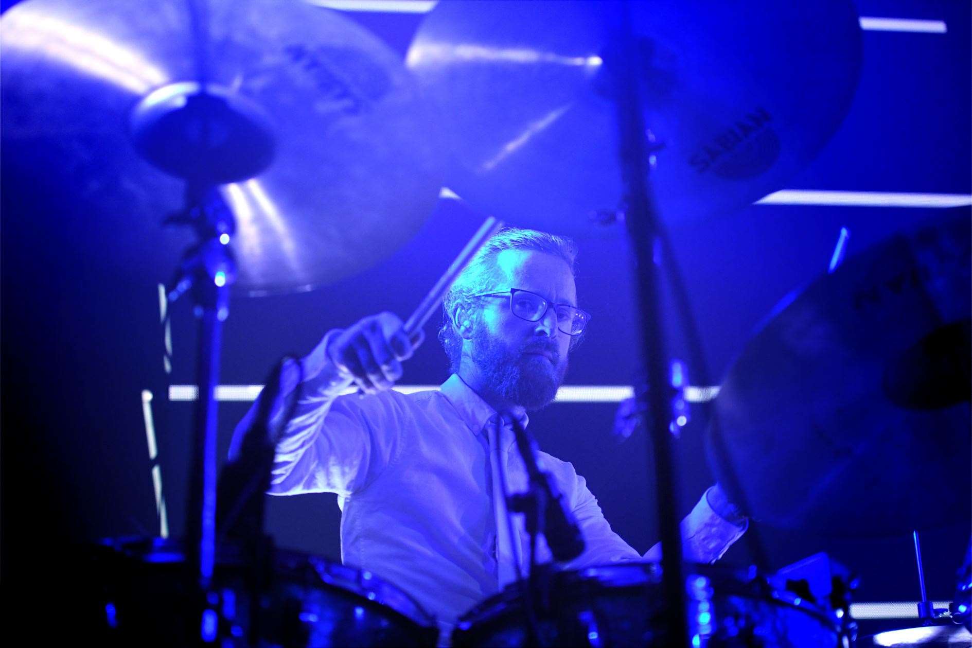 Wrigglesworth on drums. Picture: James Mackenzie