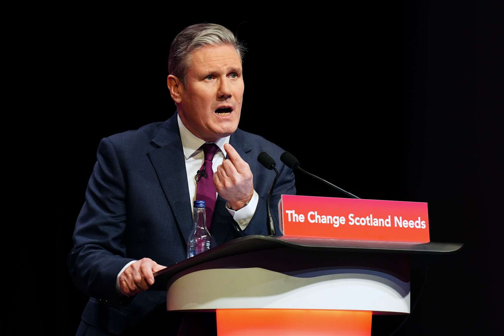 Labour leader Sir Keir Starmer was criticised by Stephen Flynn (PA)