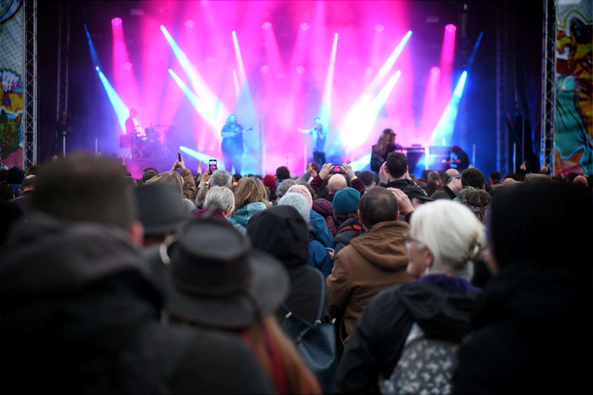 The Gathering Festival in the Northern Meeting Park 2022: Elephant Sessions on stage. Picture: James Mackenzie.