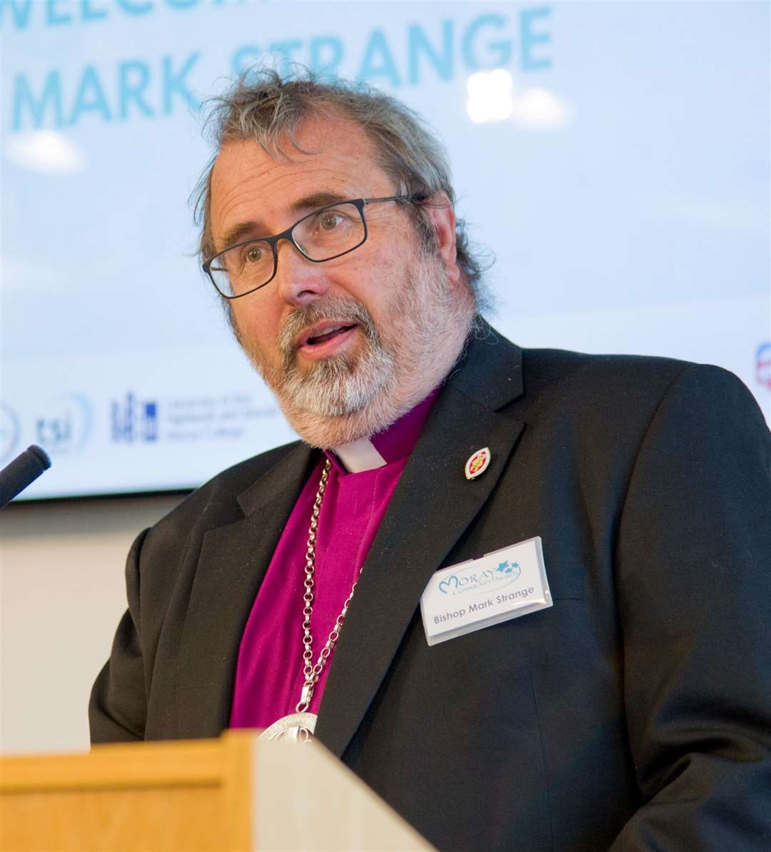 Primus of the Scottish Episcopal Church, the Most Rev Mark Strange.