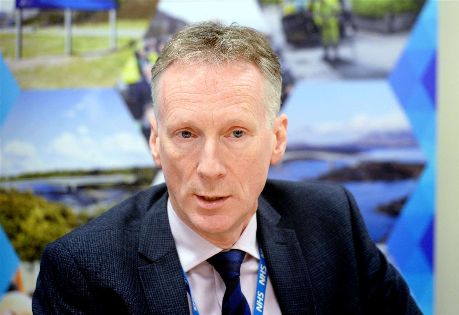 Dr Boyd Peters, Medical Director of NHS Highland. Picture: James MacKenzie.