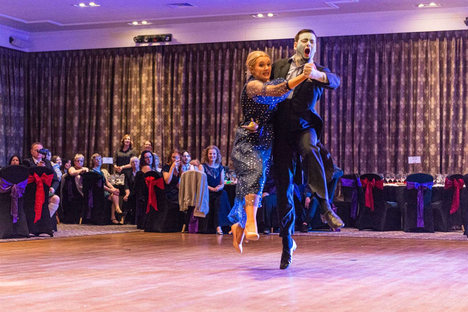 Caitlin Murray and Paul Robertson dance their way to victory.