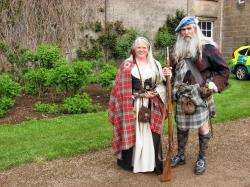 Inverness couple Sandy and Ed Hastings are regular attendees at historic and reenactment events