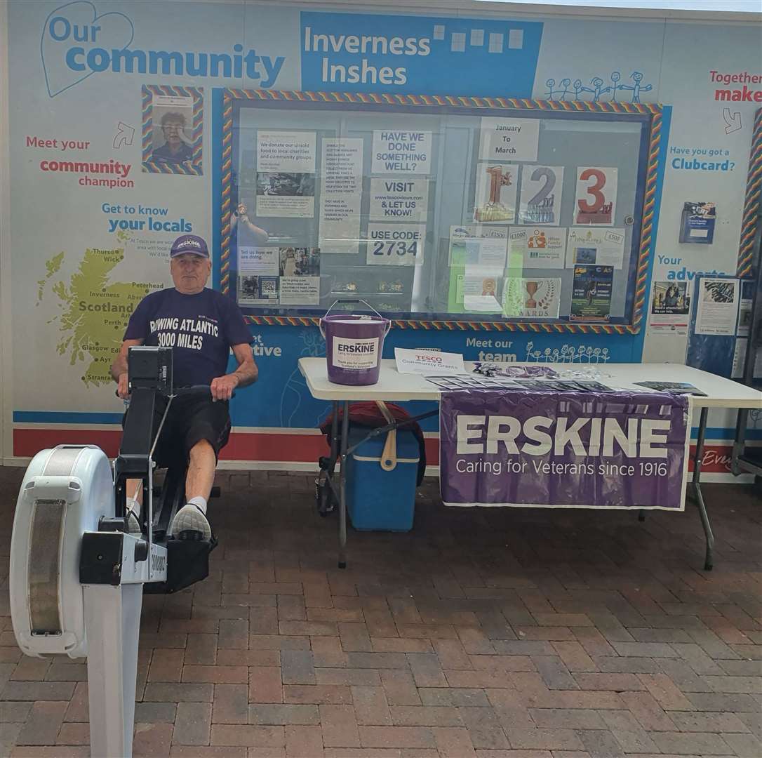 Retired Inverness Tesco worker and charity fundraiser John Baillie