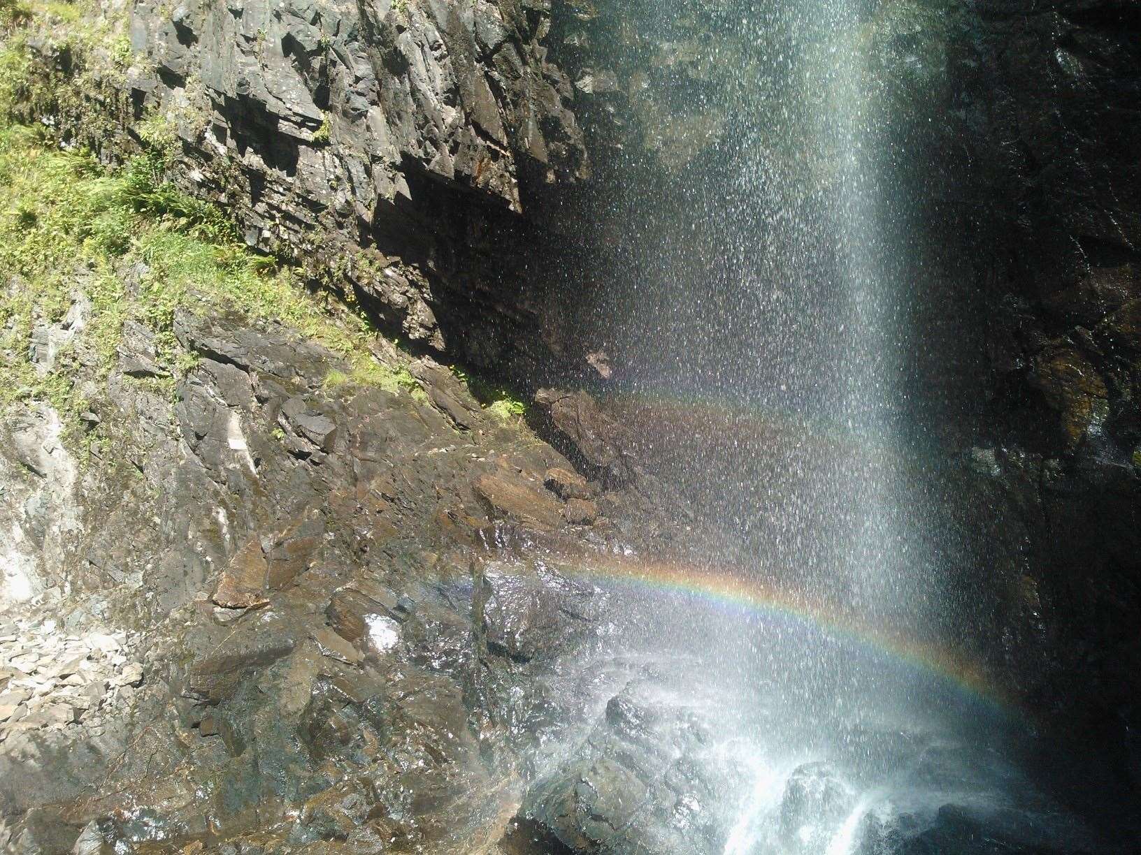 A double rainbow at Plodda Falls, near Tomich, photographed by Charlie Cleland.