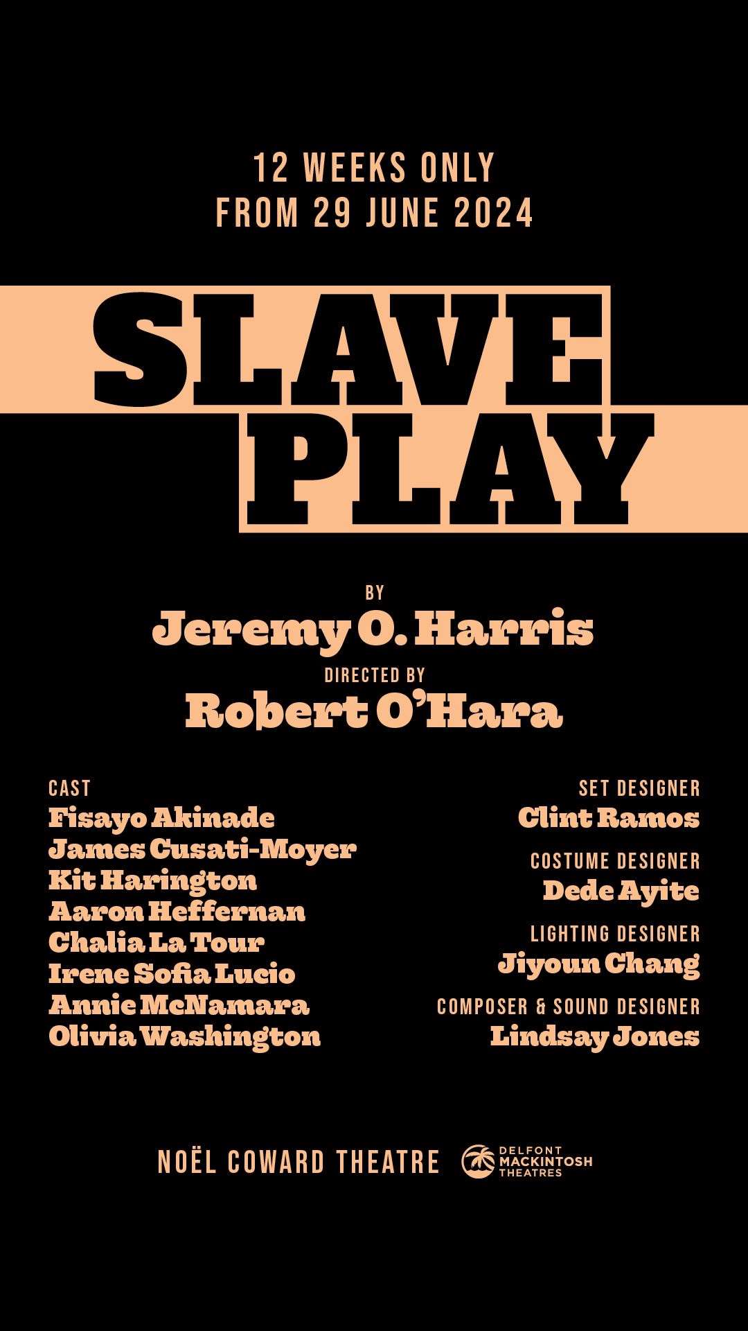 Slave Play will open on June 29 21 (PA)