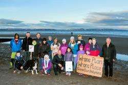 Cromarty Rising at an earlier protest. The group will now be bolstered by the new Nairn team.