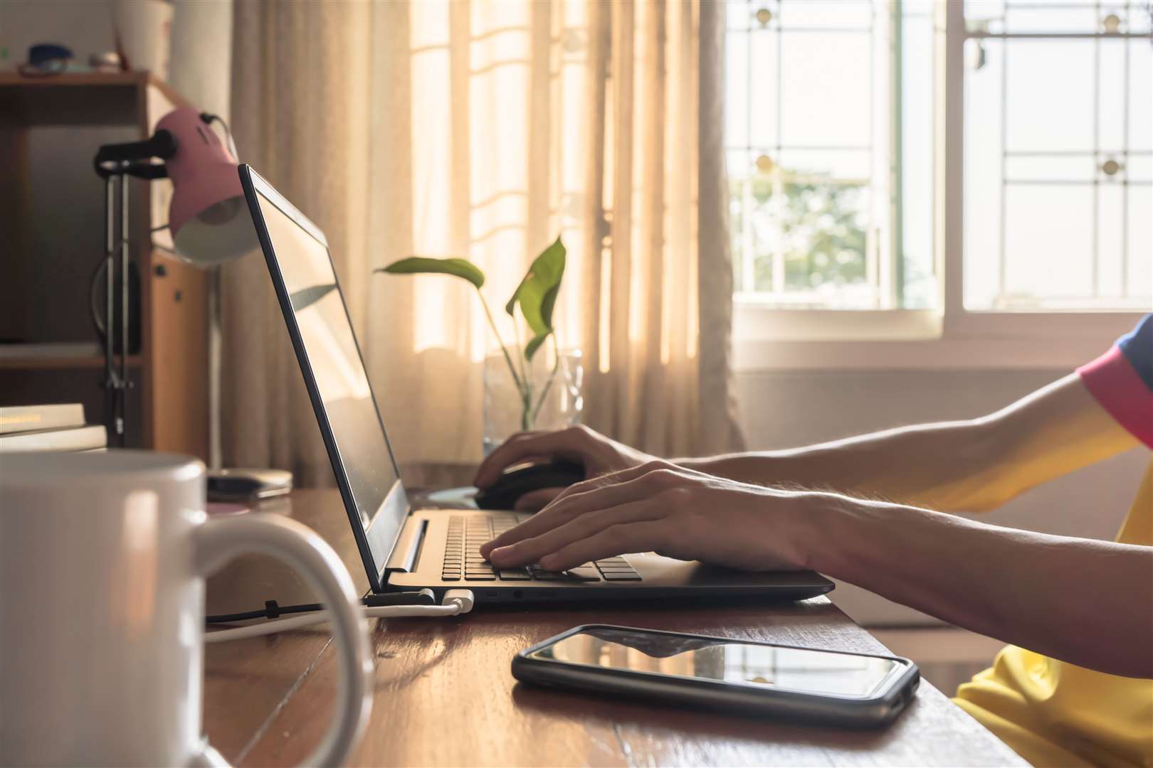 There are pros and cons to working from home – although it’s not an option for everyone.