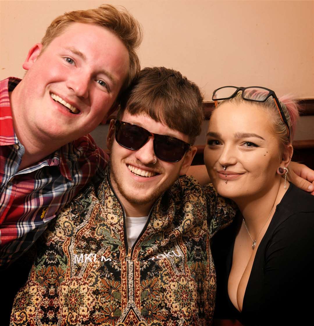 Daniel Andrew, Ethan Mcintosh and Molly Buckley. Picture: James Mackenzie.