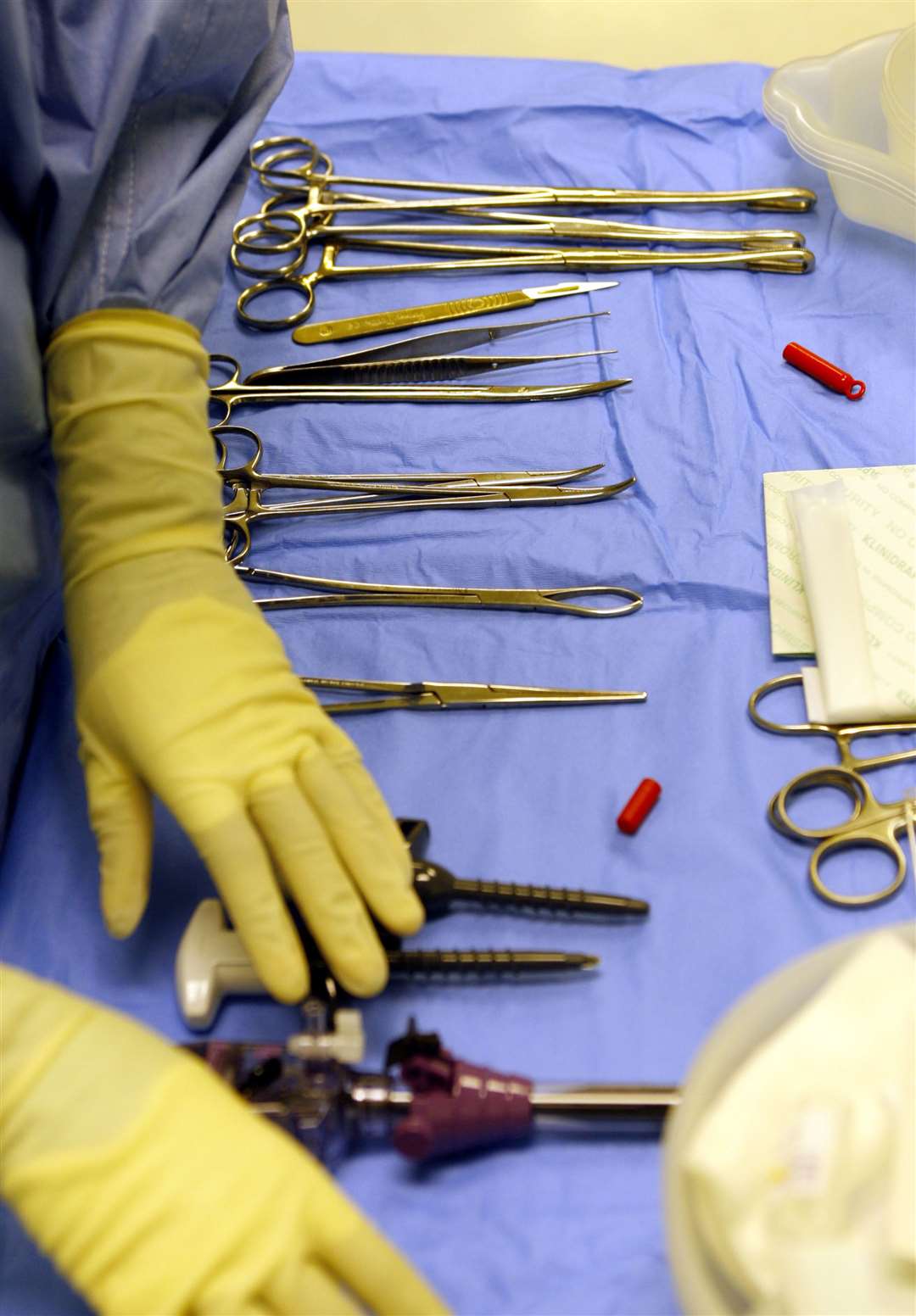 Leaving an object inside a patient after surgery is classed as a ‘never event’ by the NHS and there are strict procedures to try to prevent such errors (Chris Ison/PA)