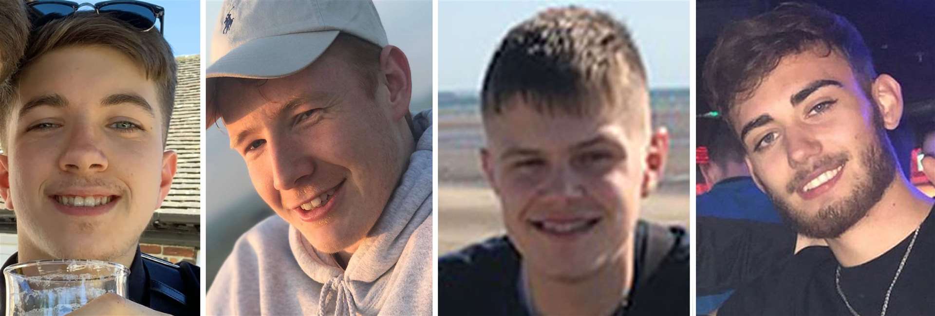 (left to right) Ryan Nelson, Jordan Rawlings, Matthew Parke and Corey Owen were all killed in the tragedy (Wiltshire Police/PA)