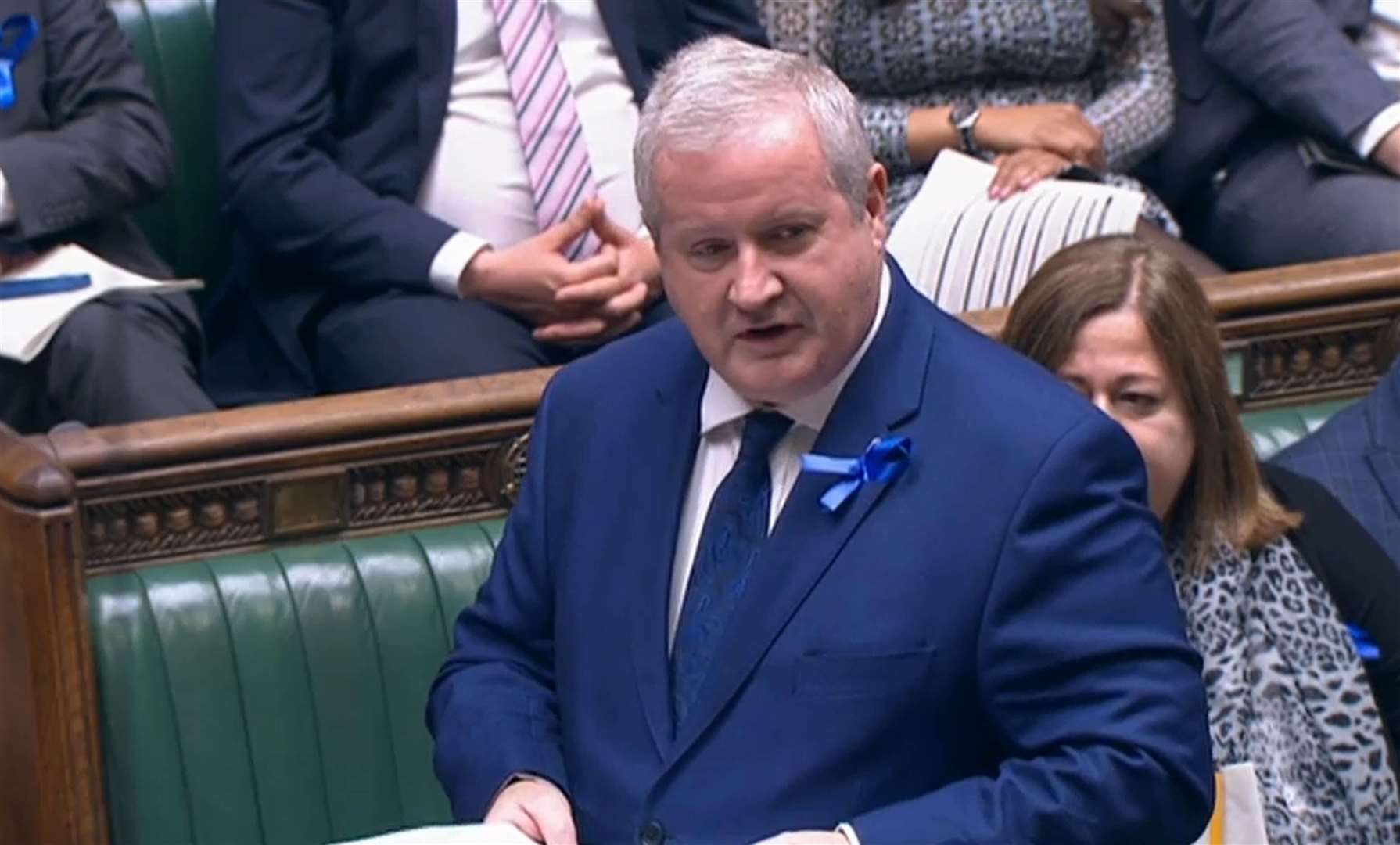 SNP Westminster leader Ian Blackford was heard in a leaked recording to encourage party MPs to rally round Mr Grady (House of Commons/PA)