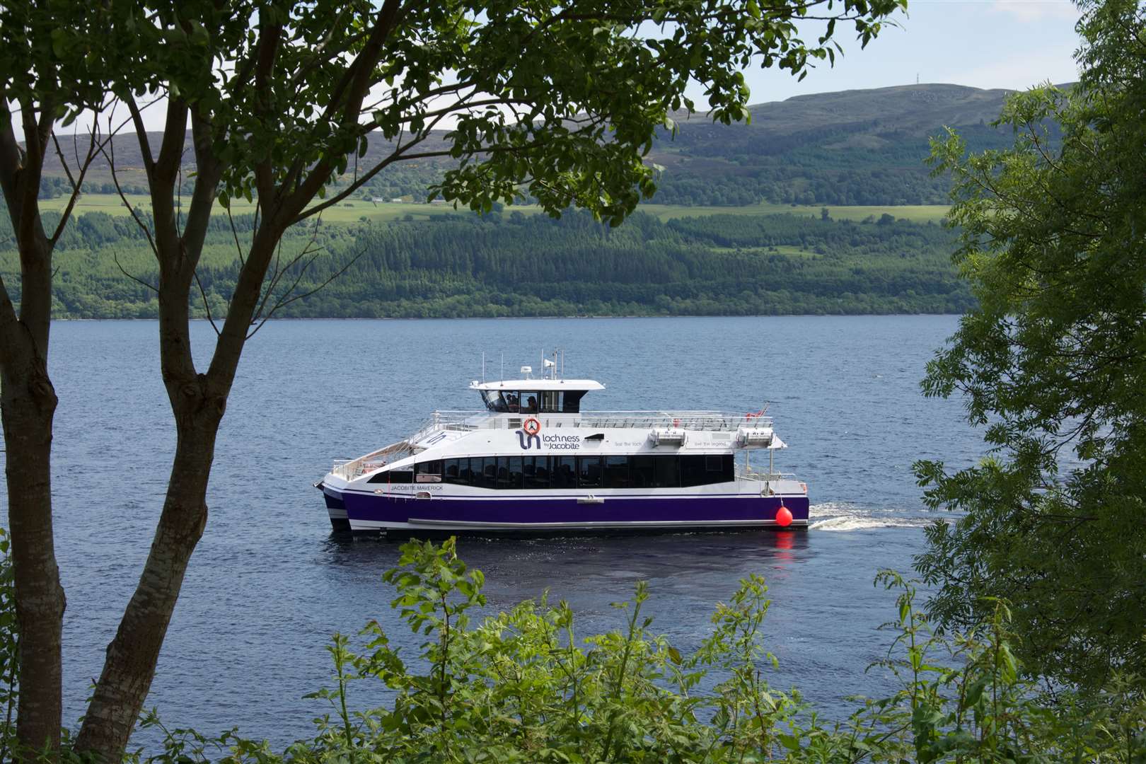Loch Ness by Jacobite cruise boat.