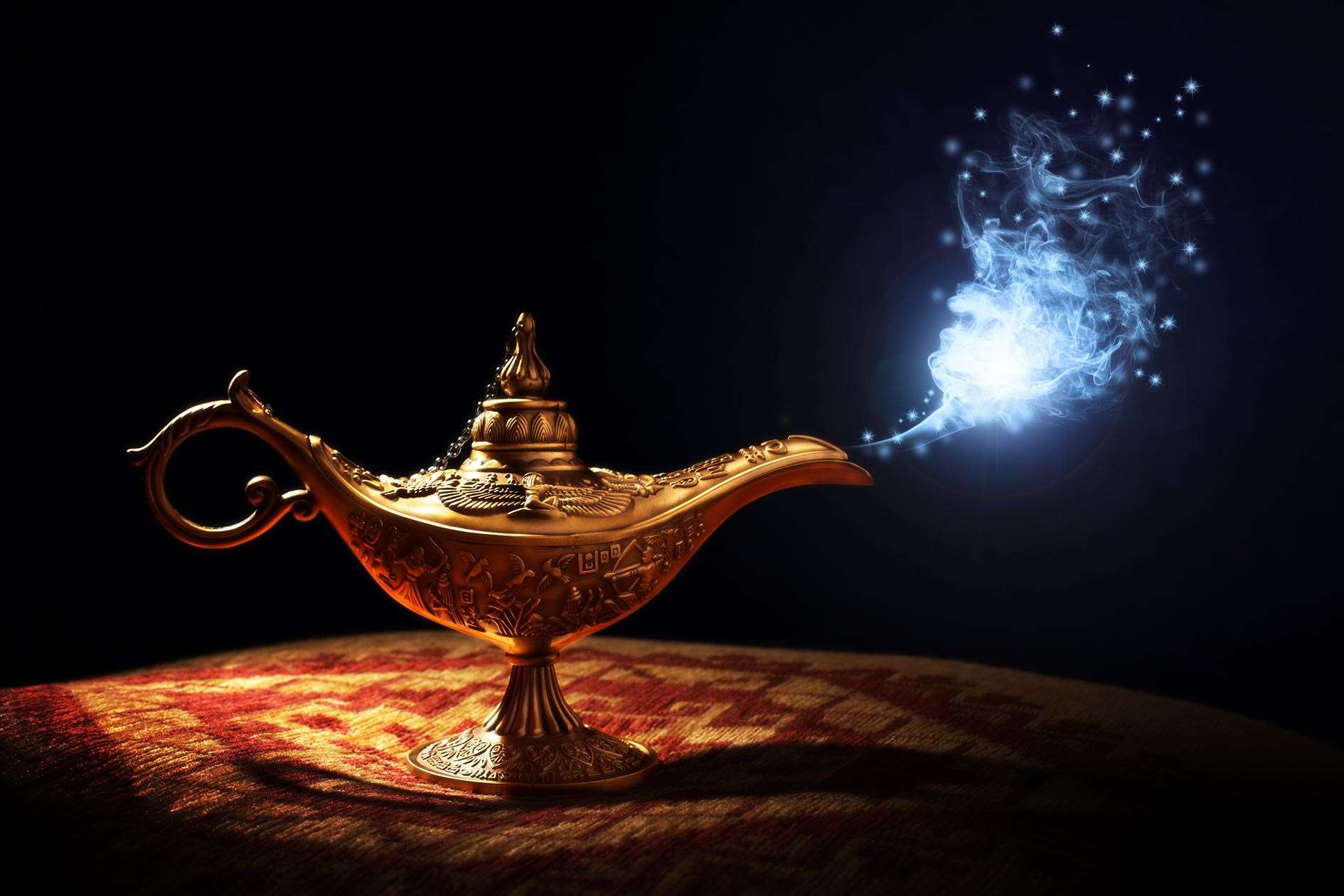 Nobody has a genie and magic lamp to grant wishes.