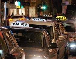 The taxi ranks on Academy Street are usually packed with waiting drivers.