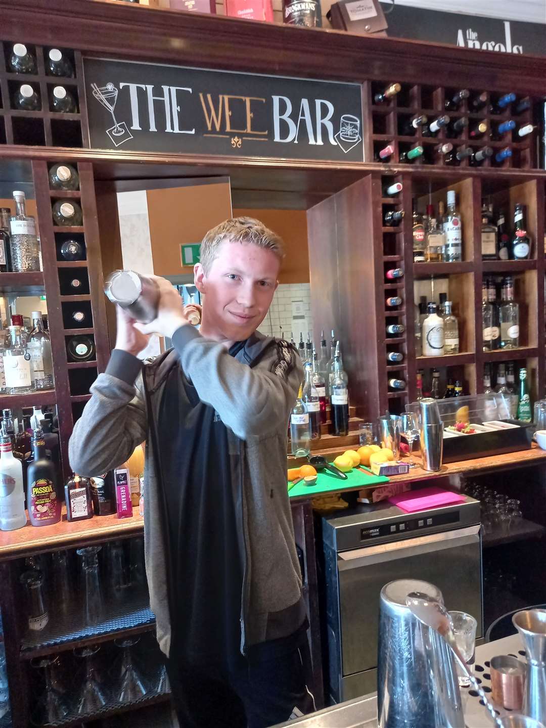 Kyle McLaren now works as a bartender at a city restaurant.