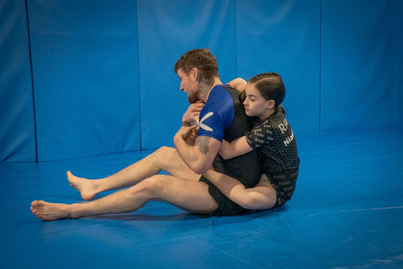Niamh Ross mainly trains in Brazilian Jiu-Jitsu, but has recently added Muay Thai, freestyle and catch wrestling to her repertoire. Picture: Jessica Fulton