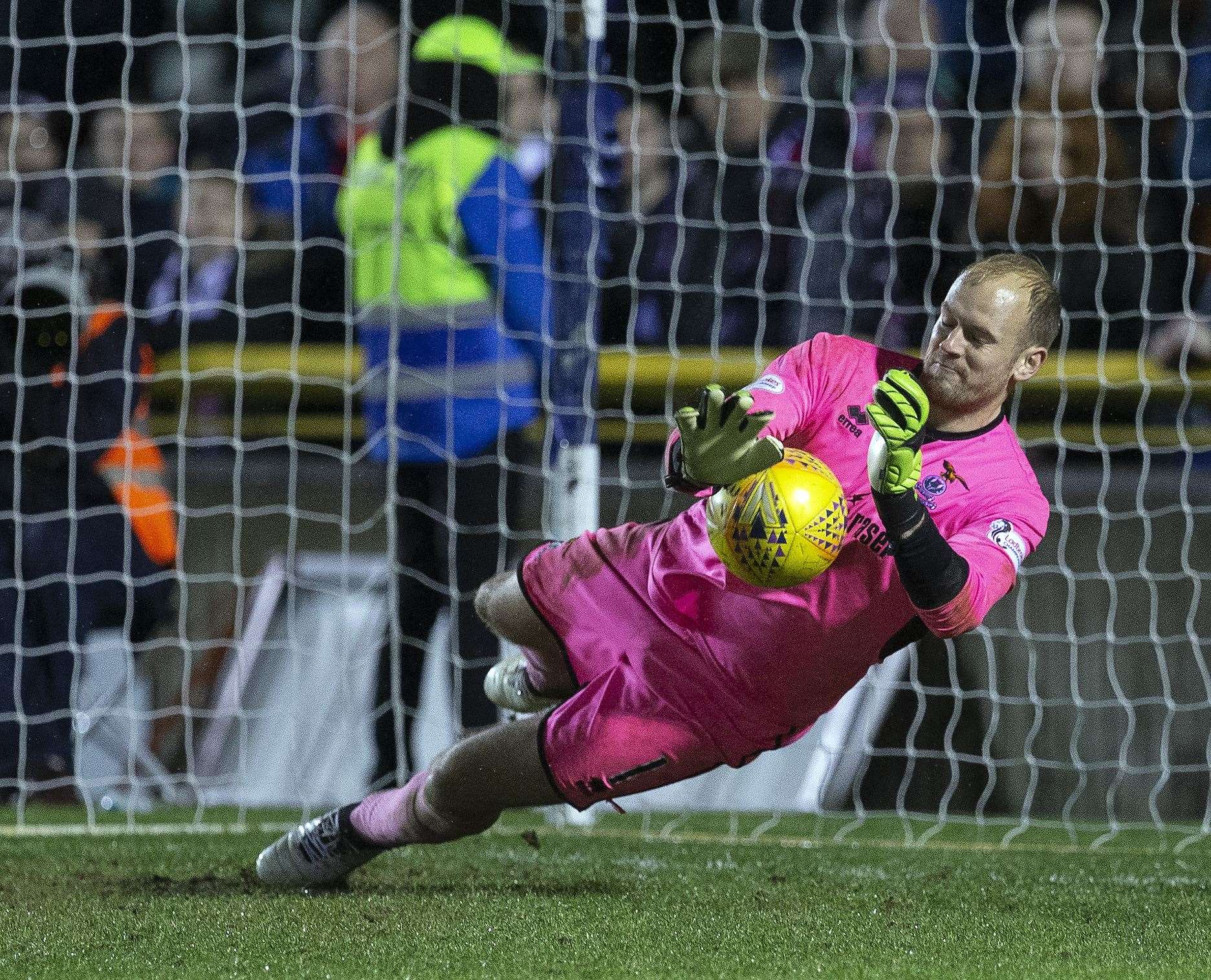 Mark Ridgers was the penalty shoot-out hero in the last meeting between ICT and Ross County in the Scottish Cup. Picture: Ken Macpherson