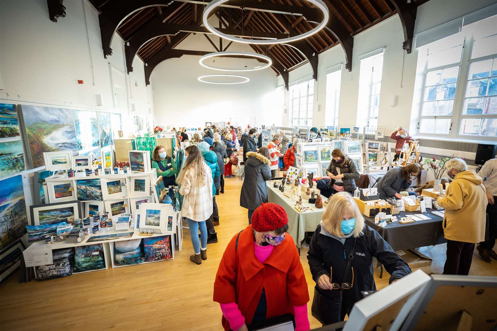A previous artists’ market at the Inverness Creative Academy.