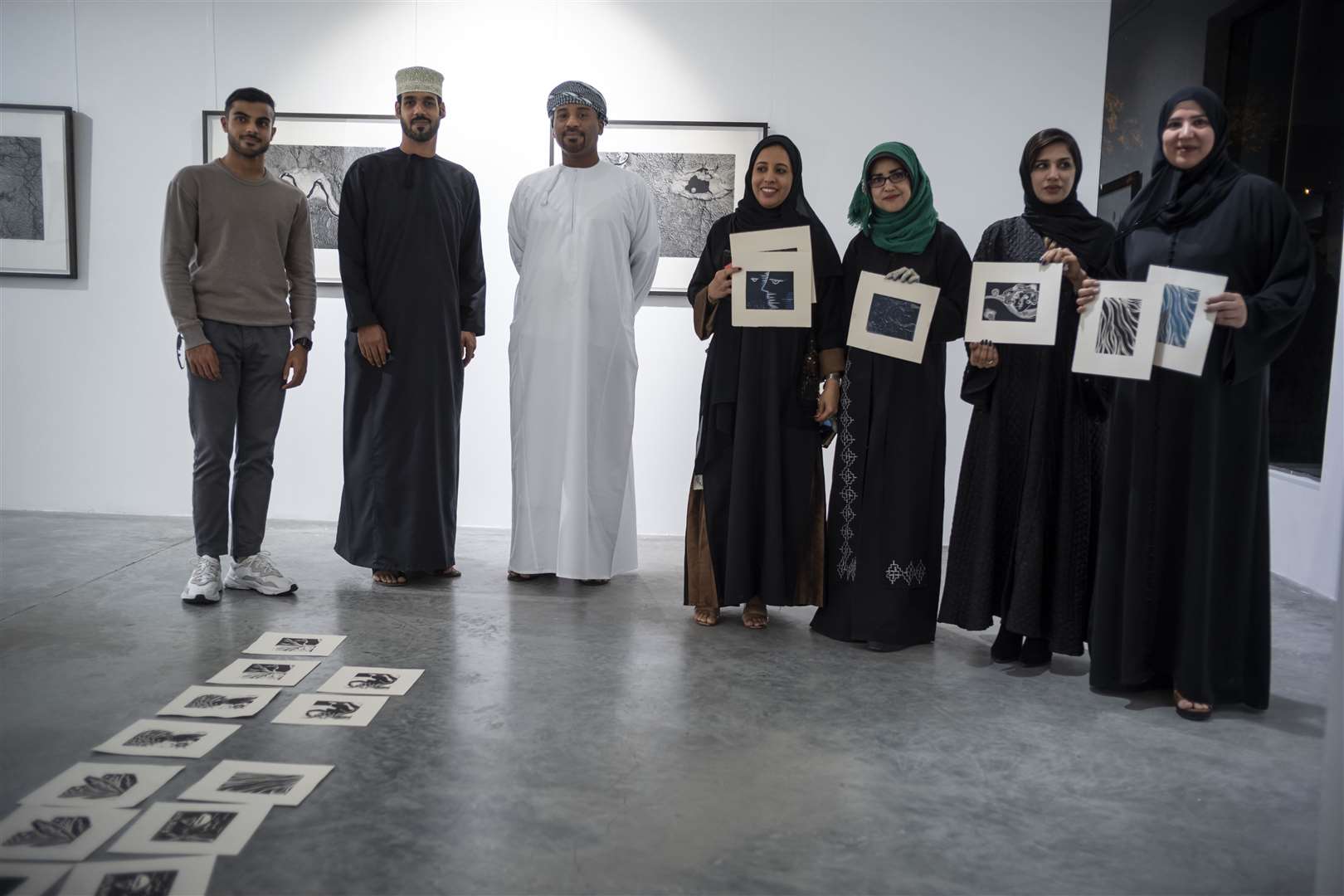 A print workshop was held in Oman facilitated by Highland Print Studios.