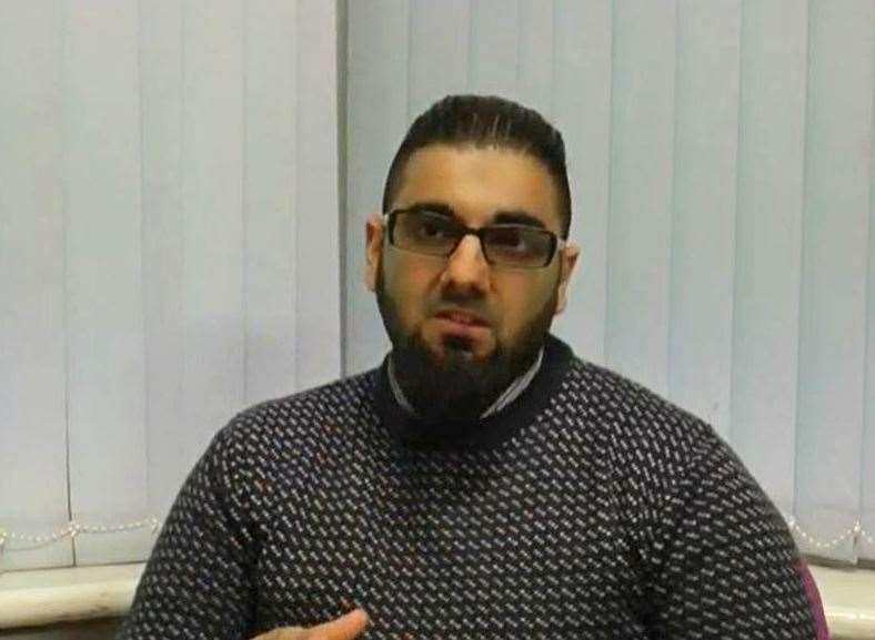 Convicted terrorist Usman Khan during a ‘thank-you’ message for prisoner education programme Learning Together (Metropolitan Police/PA)