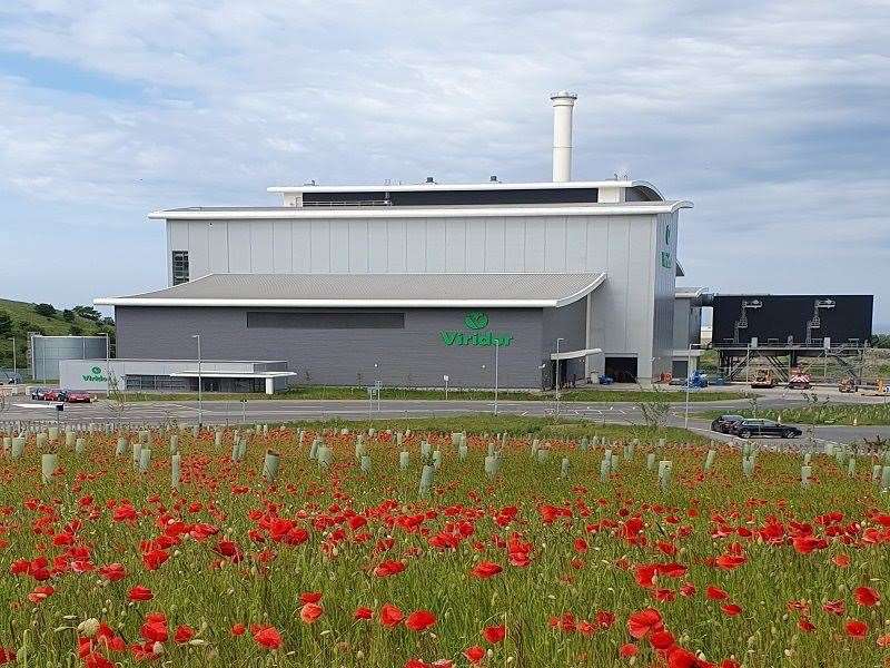 The Viridor Energy Recovery Facility (ERF) in Dunbar, East Lothian.