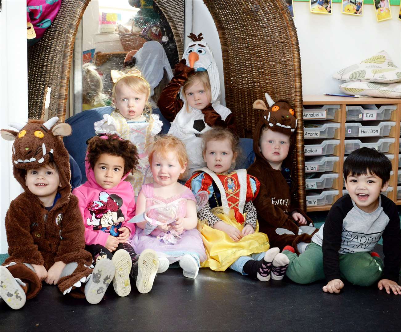 Children at the Early Learning and Childcare Centre at Inverness College UHI.