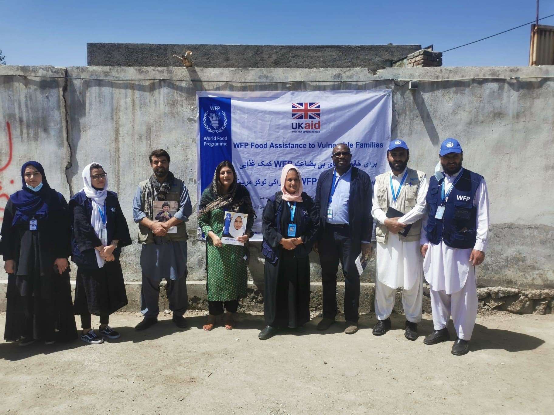 David Lammy and Preet Gill went to see the work done by the UN World Food Programme in Kabul (PA)