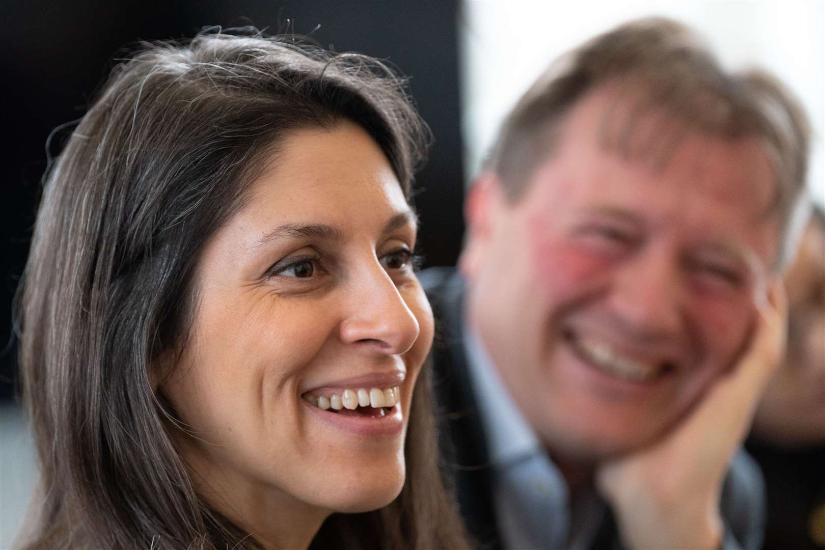 Nazanin Zaghari-Ratcliffe and her husband Richard Ratcliffe, who has criticised ministers for “refusing” to take the issue of state hostage-taking seriously (Stefan Rousseau/PA)