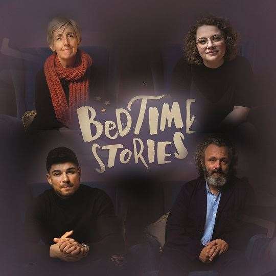 Julie Hesmondhalgh, Carrie Hope-Fletcher, Anton Danyluk and Michael Sheen are taking part in the Bedtime Stories anti-bullying campaign (Papyrus handout/PA)