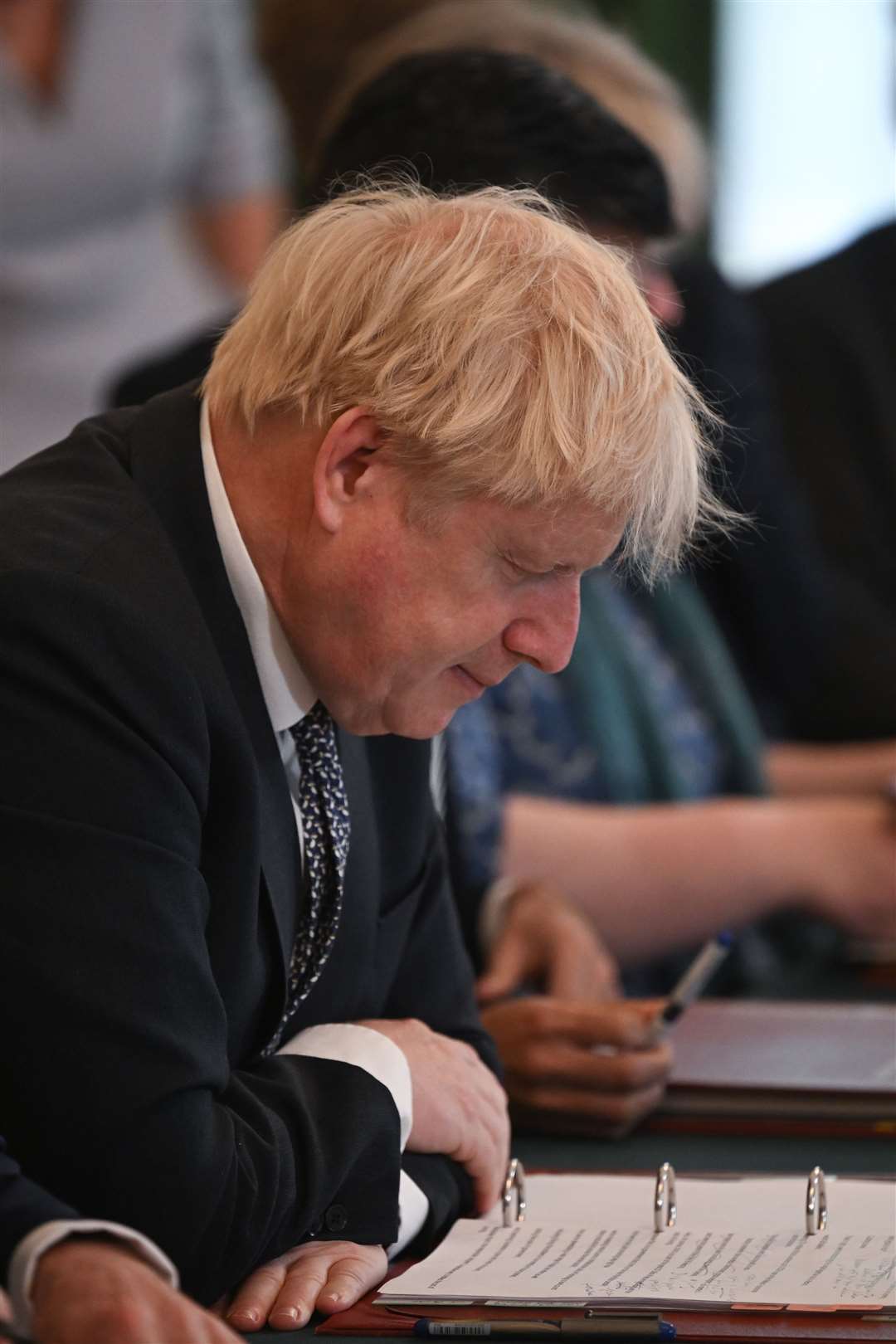 Prime Minister Boris Johnson’s final Cabinet meeting (Justin Tallis/PA)